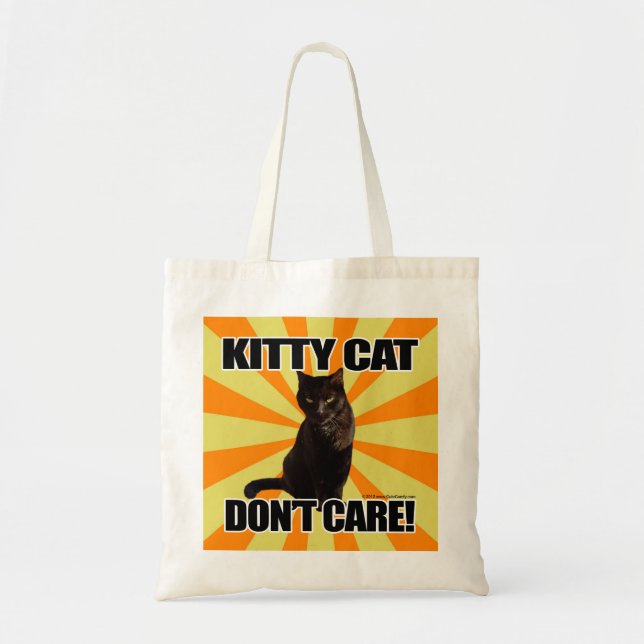 Miezekatze-Katze interessieren sich nicht Tragetasche (Vorne)