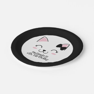 Miezekatze-Katze Pappteller