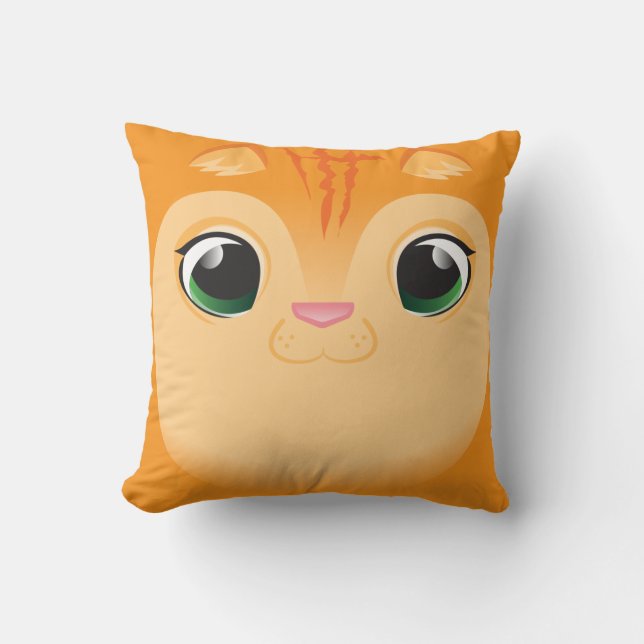 Miezekatze-Katzen-Kissen Kissen (Vorderseite)