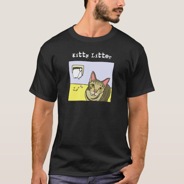 Miezekatze-Sänfte-Katze T-Shirt (Vorderseite)