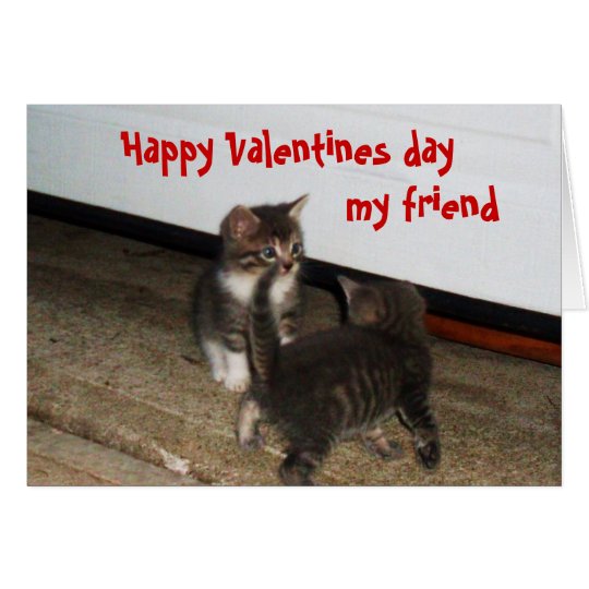 MIEZEKATZE-VALENTINSGRUSS-Karte Karte
