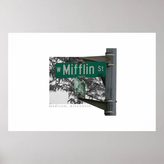 Mifflin Street Madison, Wisconsin Poster (Vorne)