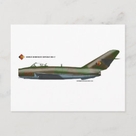MiG17 Fresco Postkarte