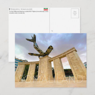 MiG-17-Denkmal, Hargeisa, Somaliland Reise  Postkarte