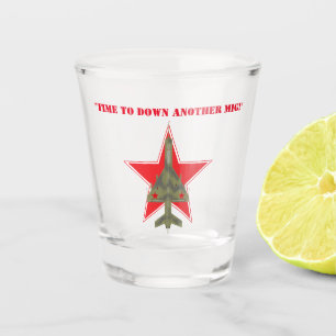 Mig Abschuss Schnapsglas