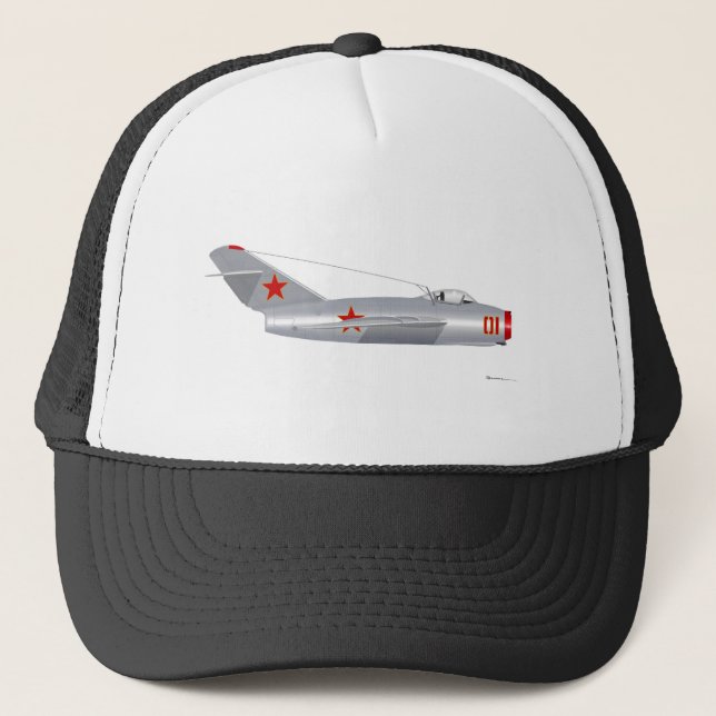 MIG Mig-15 Truckerkappe (Vorderseite)