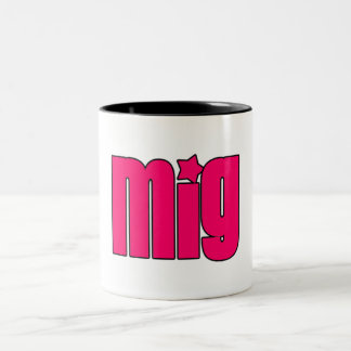 Mig-Tasse Zweifarbige Tasse