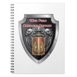 Mighty 18. Field Artillery Brigade Im Flugzeug Notizblock