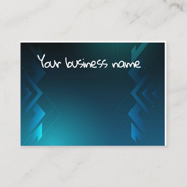 Mighty, 3,5 Zoll x 2,5" Visitenkarte (Vorderseite)