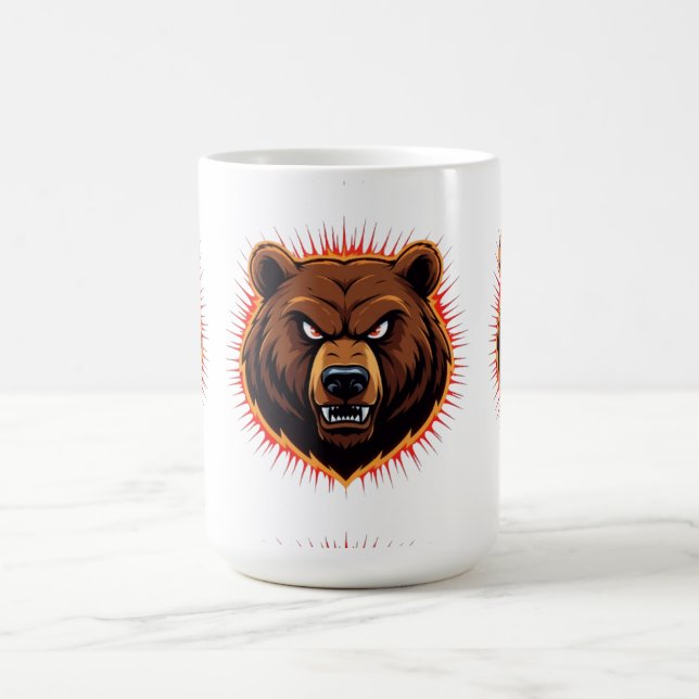 Mighty Bear – Raw Strength of Nature Kaffeetasse (Mittel)