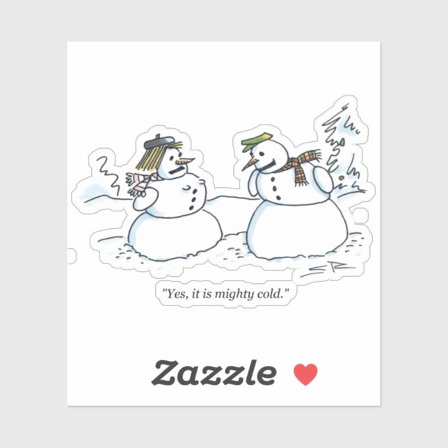 Mighty Cold Aufkleber (Blatt)