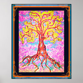 Mighty Colorful Tree Poster
