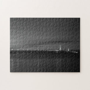 Mighty Mac At Night Pano Grayscale