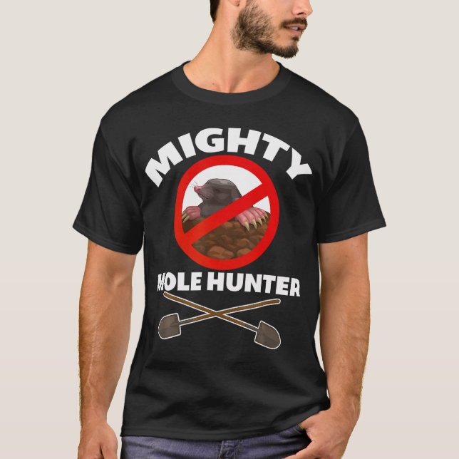 Mighty Mole Hunter T-Shirt (Vorderseite)