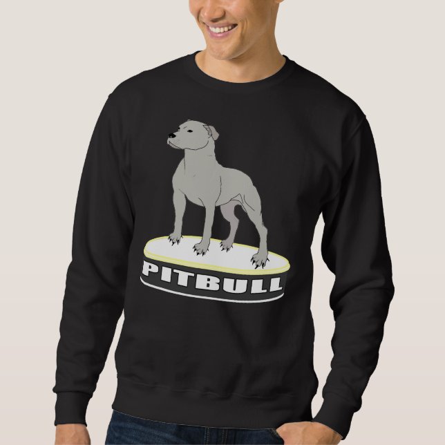 Mighty Pitbull Graphic Sweatshirt (Vorderseite)