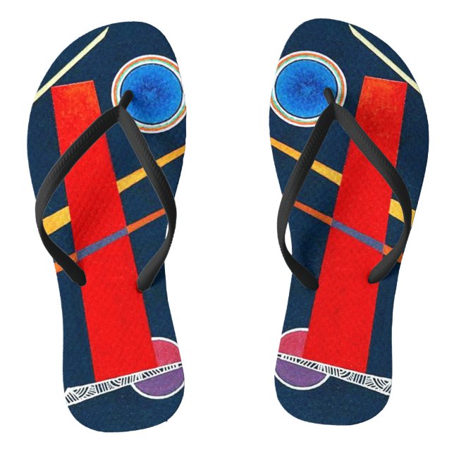 Mighty Red - Kandinsky Flip Flops (Fußbett)