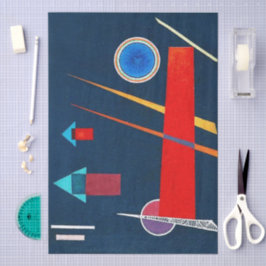 Mighty Red - Kandinsky Modern Art Decoupage Seidenpapier