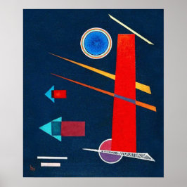 Mighty Red - Kandinsky Poster
