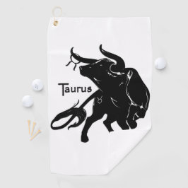 Mighty Taurus The Bull Zodiac Golfhandtuch