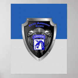 Mighty XVIII Im Flugzeug Corps Poster