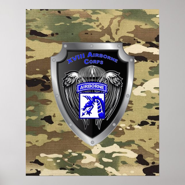 Mighty XVIII Im Flugzeug Corps Poster (Vorne)
