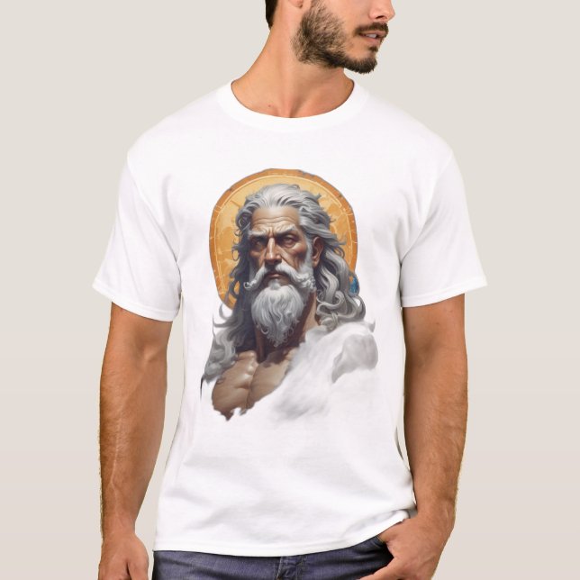 Mighty Zeus - Gott des Donners T-Shirt (Vorderseite)