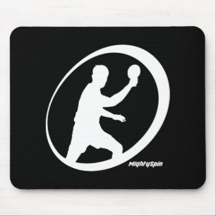 MightySpin Ping Pong T-Shirt Tischtennis Komfort Mousepad