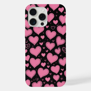 mignon coeur rose iphone 15 pro max coque