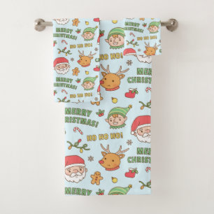 Mignon Elfe, Renne, Père Noël, Motif Joyeux Noël