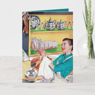 mignon femme de ménage rétro ajouter sentiment