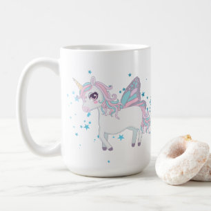 mignon imaginaire licorne ajouter nom Coffee Mug