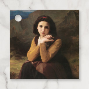 Mignon Innocence Adoleszenz Girl, Bouguereau Geschenkanhänger