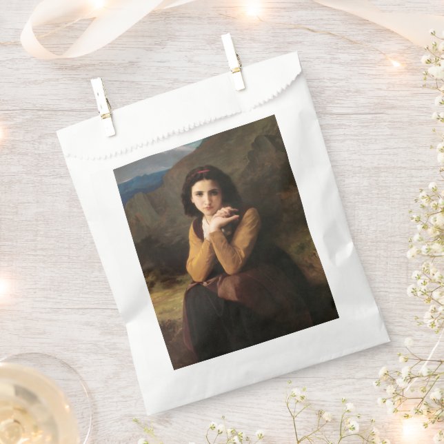 Mignon Innocence Adoleszenz Girl, Bouguereau Geschenktütchen (Ausgeschnitten)