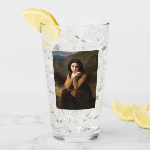 Mignon Innocence Adoleszenz Girl, Bouguereau Glas