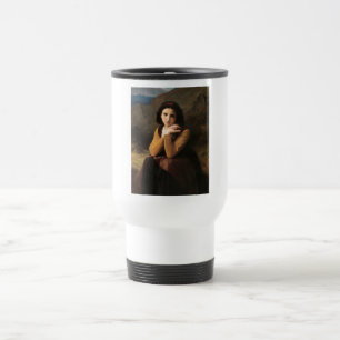 Mignon Innocence Adoleszenz Girl, Bouguereau Reisebecher