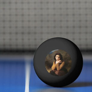 Mignon Innocence Adoleszenz Girl, Bouguereau Tischtennisball