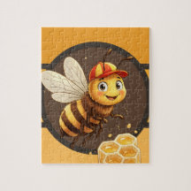 Mignon Puzzle de l'Abeille à Bandes - Drôle pour l