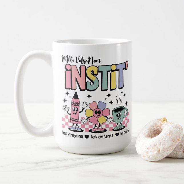 Mignon Retro für Instit Kaffeetasse (Mit Donut)