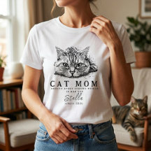 Mignon T-shirt personnalisé pour femme, maman de c