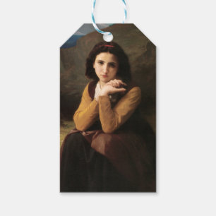 Mignon Unschuld eines jungen Mädchens, Bouguereau Geschenkanhänger