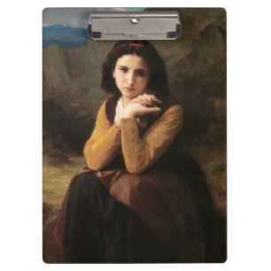 Mignon Unschuld eines jungen Mädchens, Bouguereau Klemmbrett