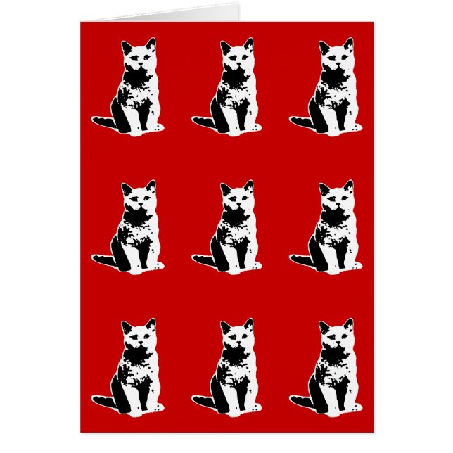 mignonette pattering de chats noirs (Devant)