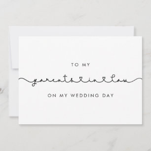 Mignonne à mes parents en droit sur ma carte de jo