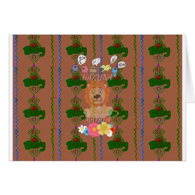 Mignonne Bébé Lion King : Hakuna Matata Design (Devant horizontal)