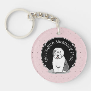 Mignonne chien OES Maman Vieux anglais Sheepdog Ma