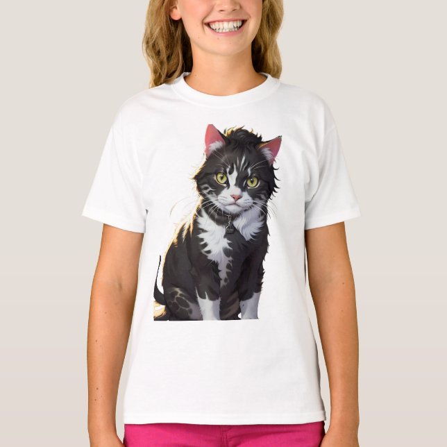 Mignonne dessin animé pour enfants t-shirt (Devant)