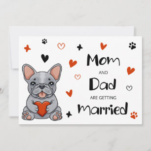 Mignonne Faire-part de mariage Whimsical Français 