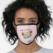 Mignonne Fille Porte Un Masque