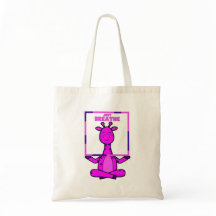 Mignonne Giraffe Méditation Sac fourre-tout de Yog