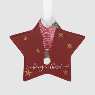 Mignonne Gnome Main de Noël dans There Gold Star H